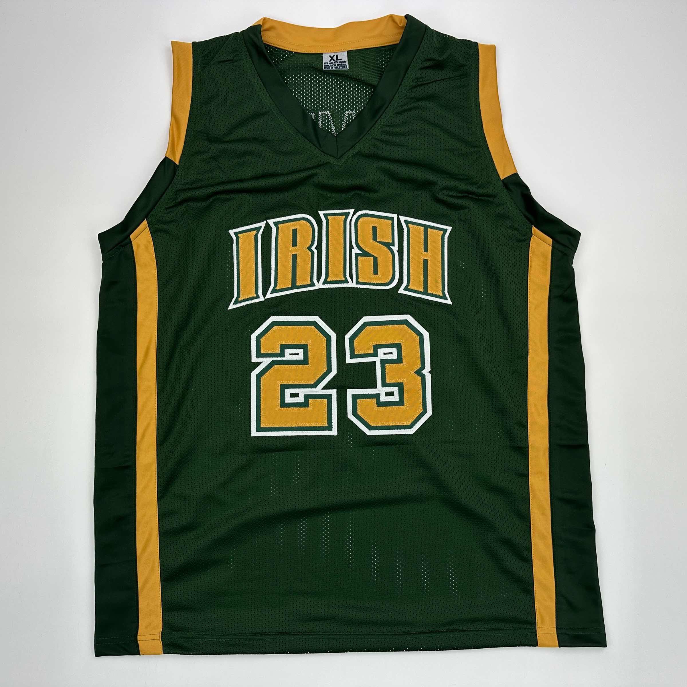 【超希少】レブロン・ジェームズ SVSMユニフォーム Facsimile Autographed LeBron James St. Vincent-St. Mary High